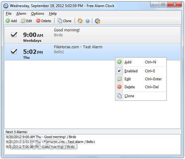 Free Clock Alarm For Mac